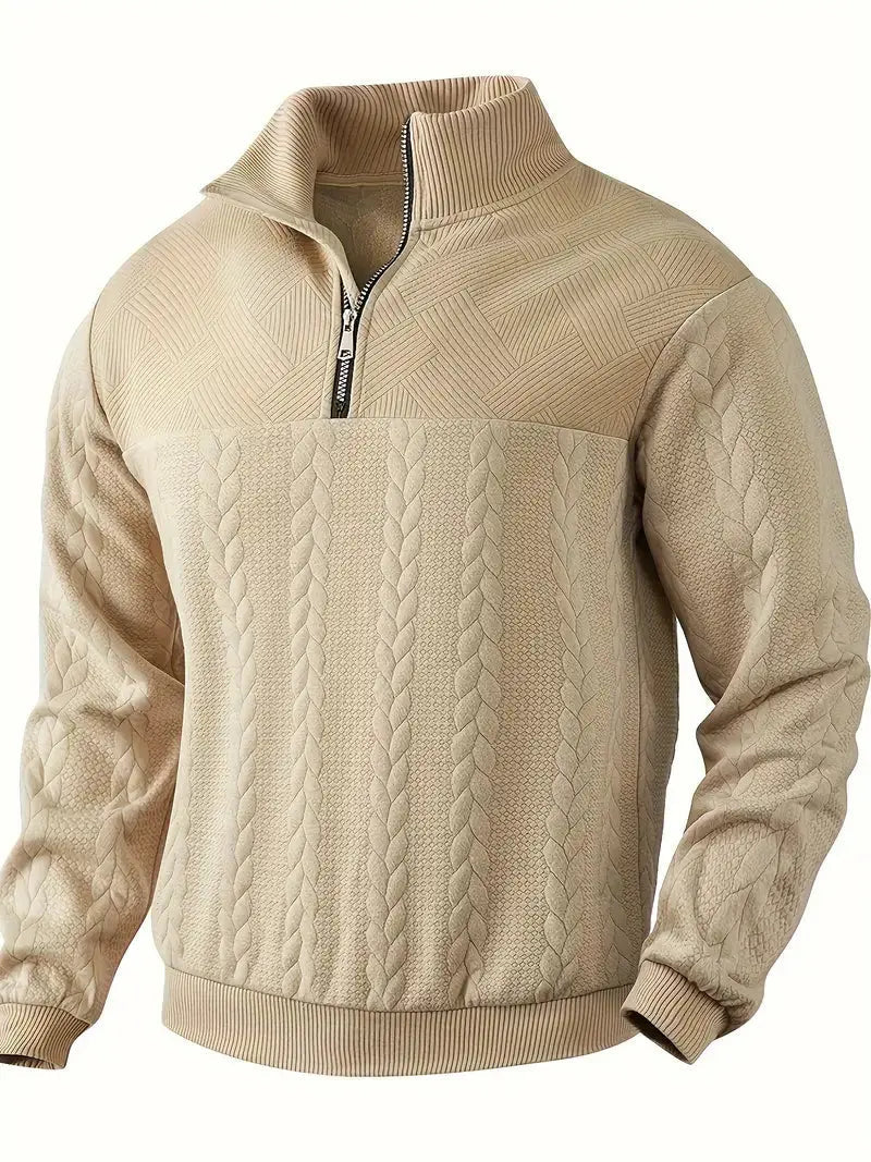 Men's Zipped Sweater Casual
