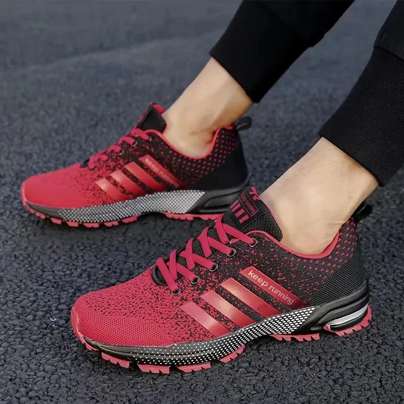 Men's and Women's Sneakers Breathable Patchwork Synthetic for Casual Use