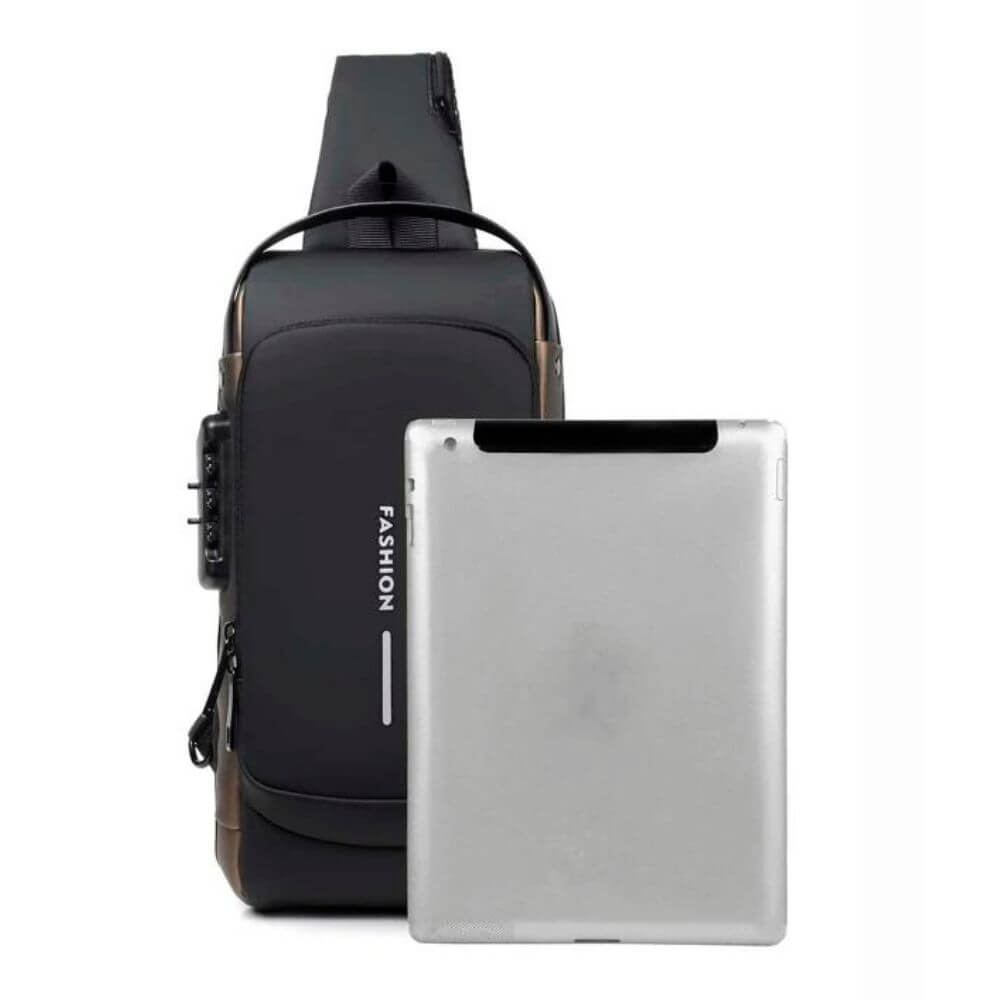 Men's bag with anti-theft protection