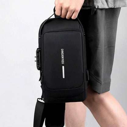 Men's bag with anti-theft protection