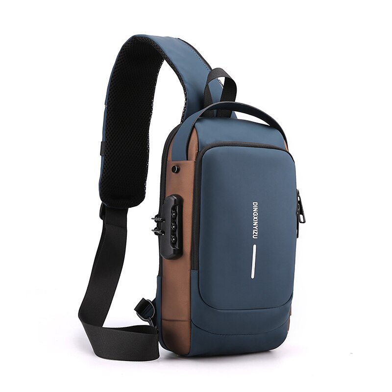 Men's bag with anti-theft protection