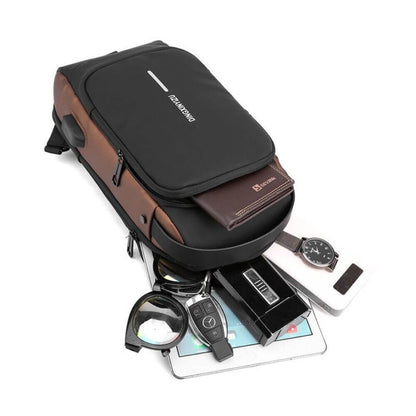 Men's bag with anti-theft protection