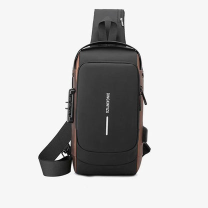 Men's bag with anti-theft protection