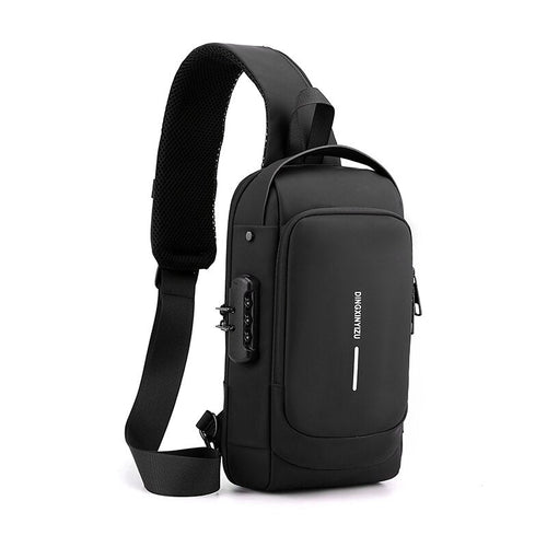 Men's bag with anti-theft protection