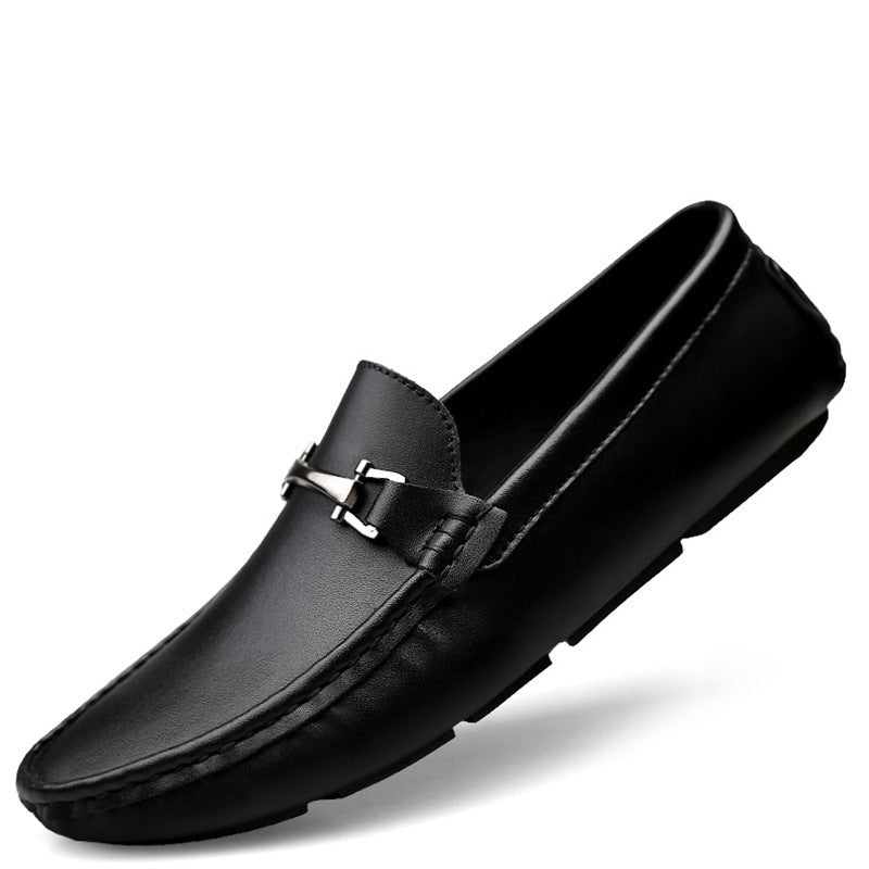 Men's breathable PU leather moccasins