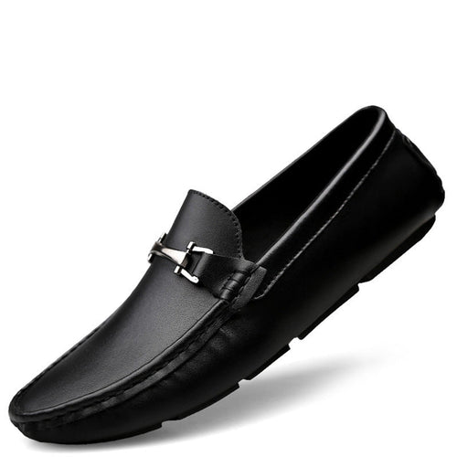 Men's breathable PU leather moccasins