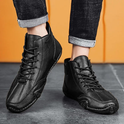 Men's casual high-top trainers