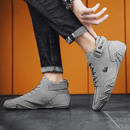 Men's casual high-top trainers