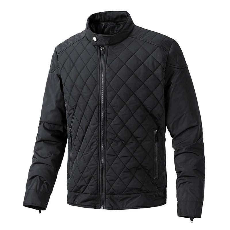 Men's cotton quilted bomber jacket