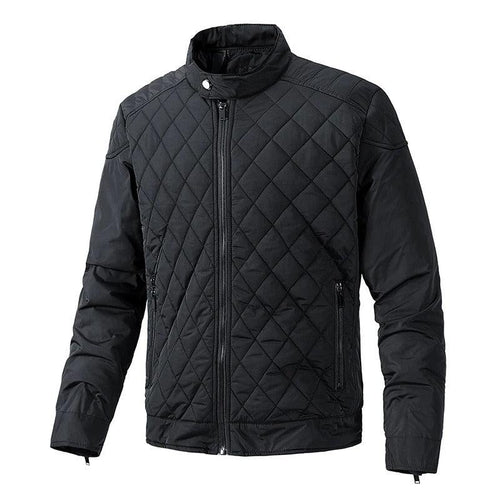 Men's cotton quilted bomber jacket