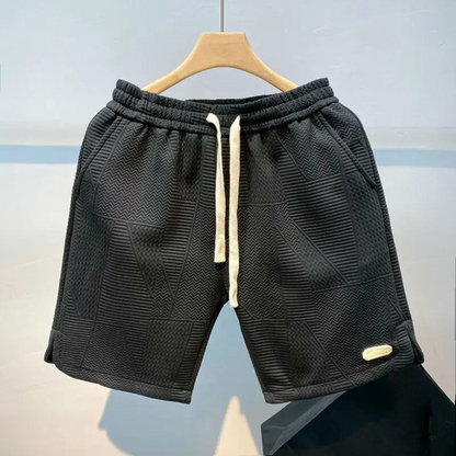 Men's golf-patterned sports shorts
