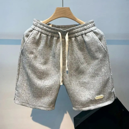 Men's golf-patterned sports shorts