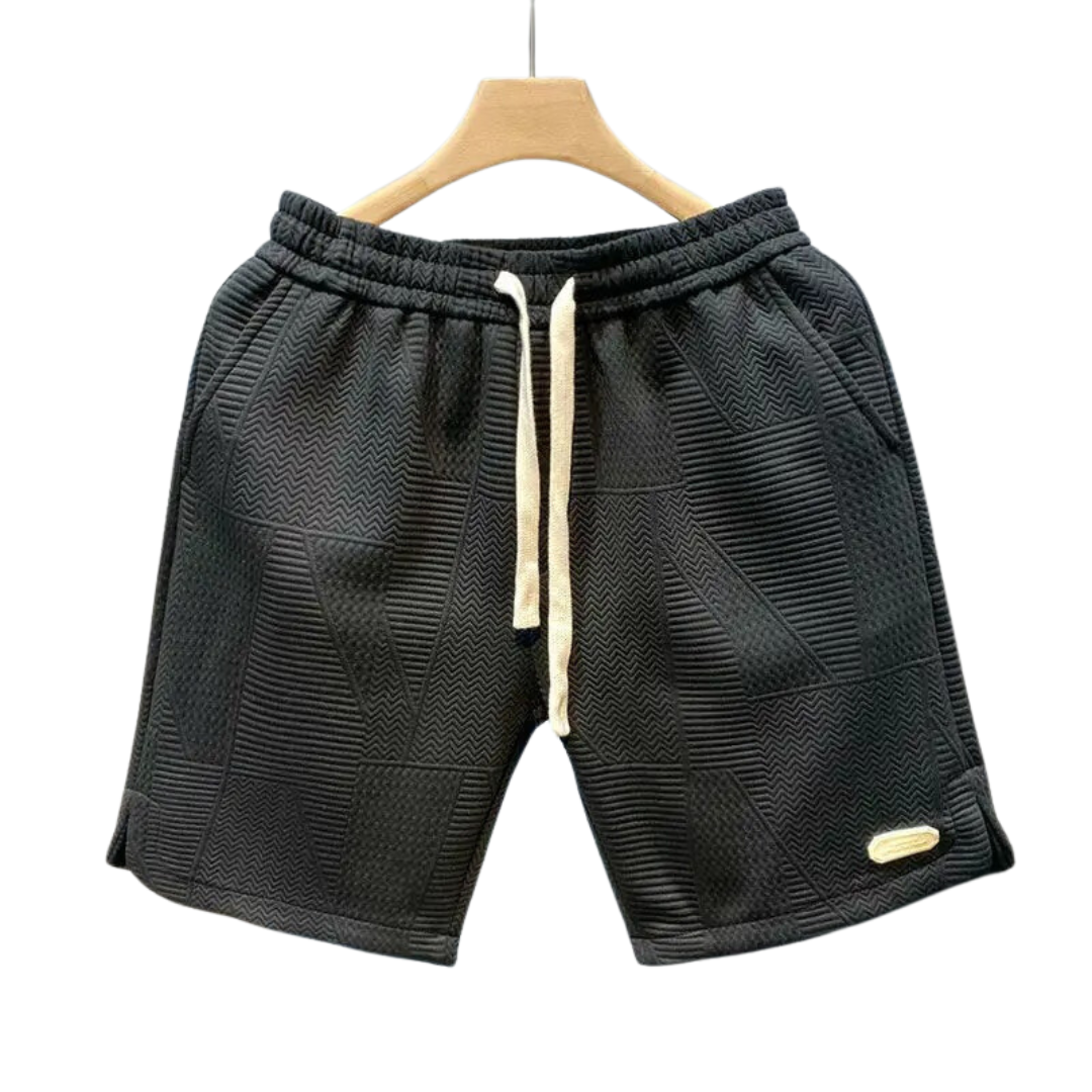 Men's golf-patterned sports shorts