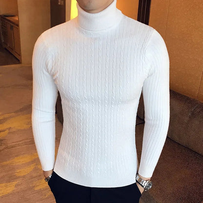 Men's high-neck jumper