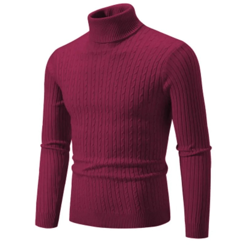 Men's high-neck jumper