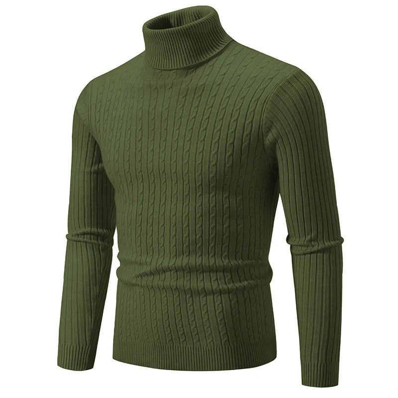 Men's high-neck jumper
