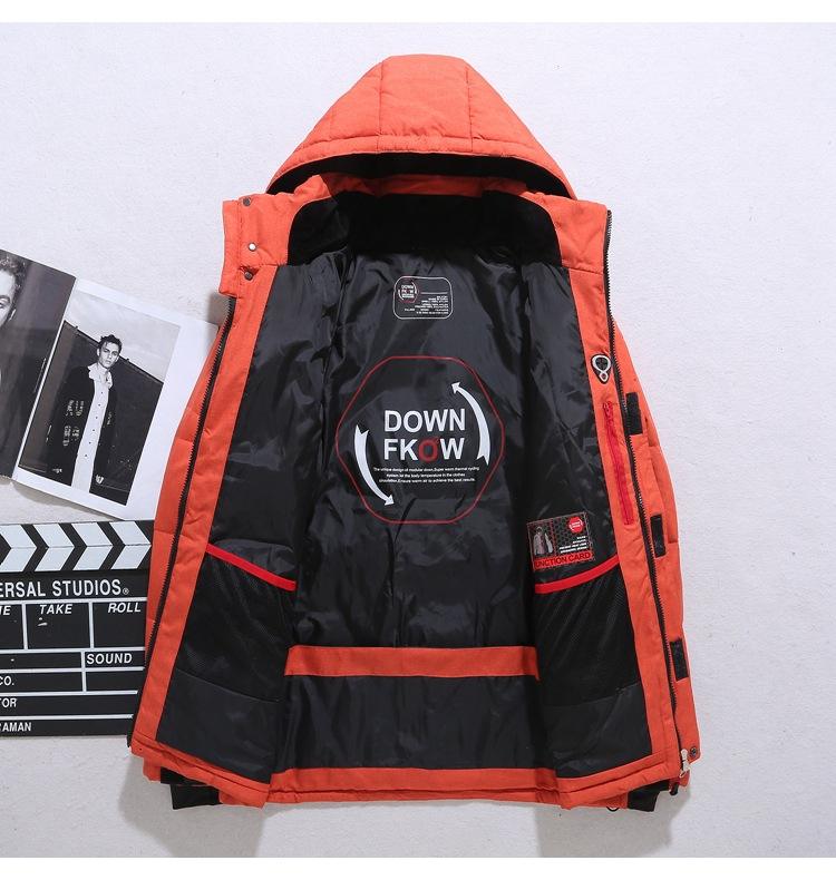 Men's hooded winter jacket