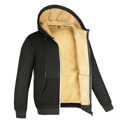 Men's lambswool winter hoodies