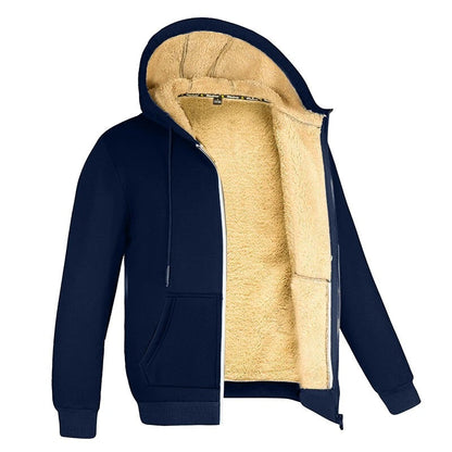 Men's lambswool winter hoodies