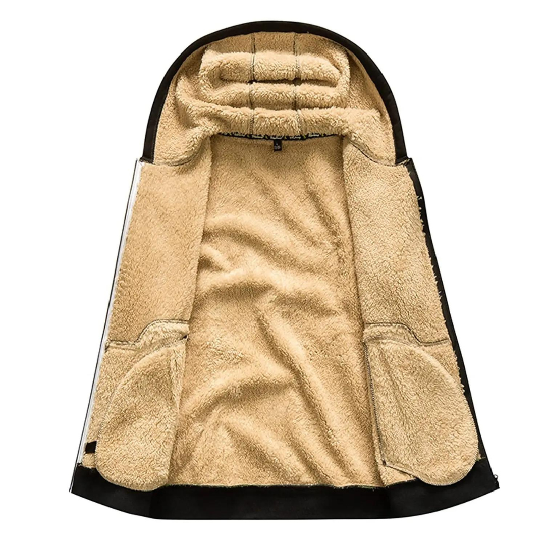 Men's lambswool winter hoodies