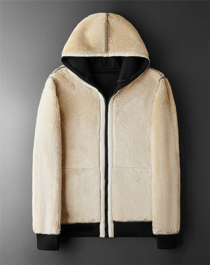 Men's lambswool winter hoodies