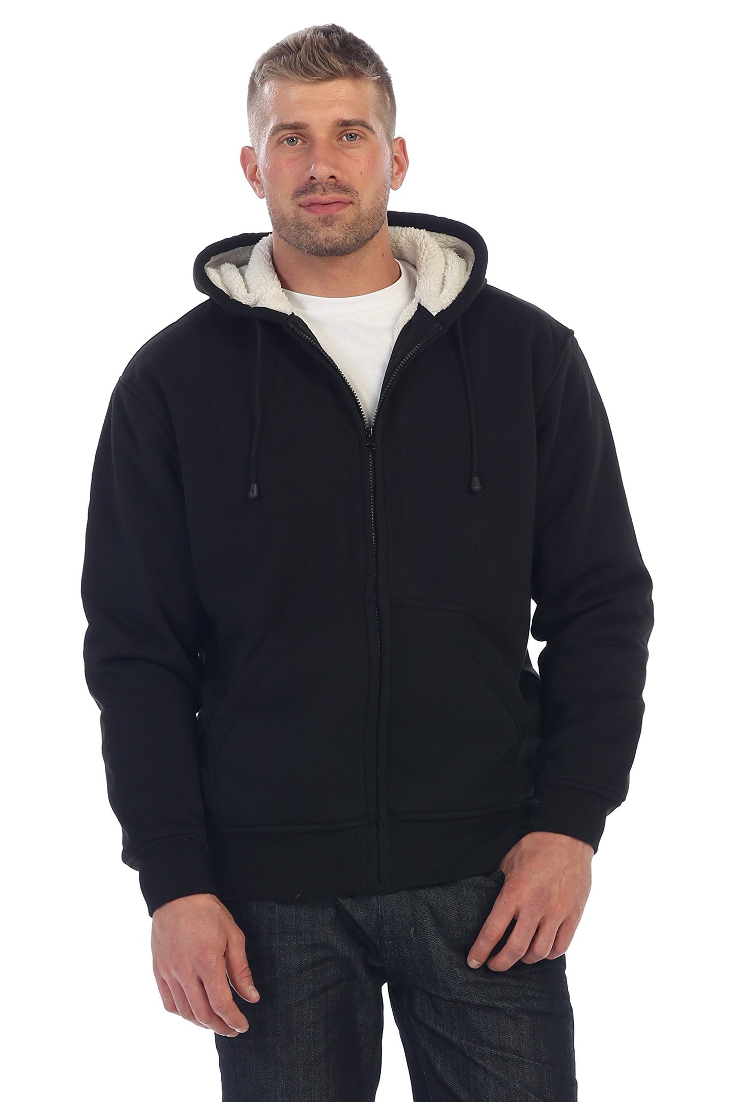 Men's lambswool winter hoodies