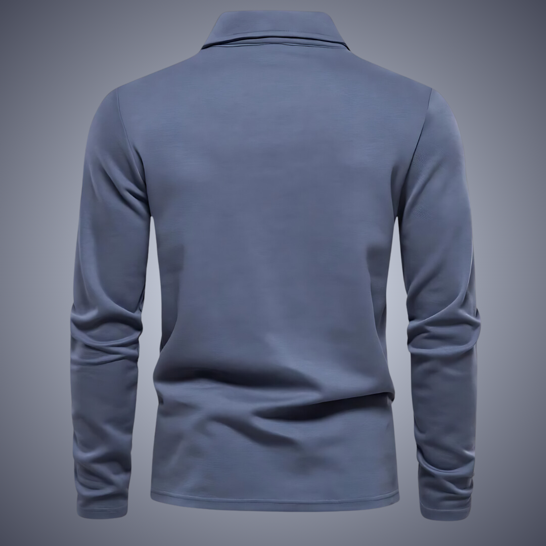Men's long-sleeved polo shirt Casual