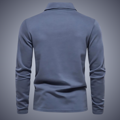 Men's long-sleeved polo shirt Casual