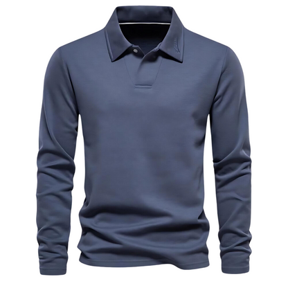 Men's long-sleeved polo shirt Casual