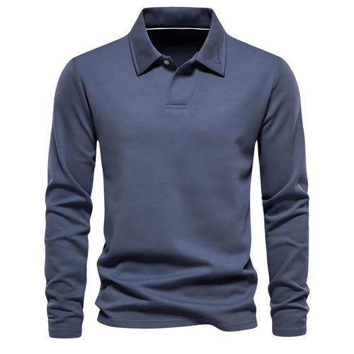 Men's long-sleeved polo shirt Casual