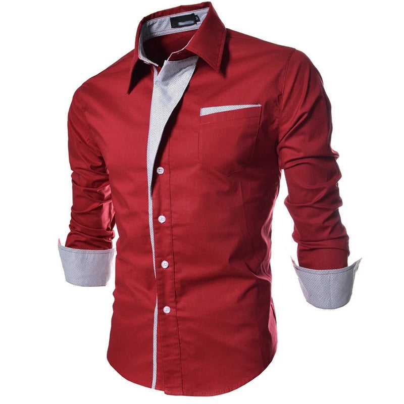 Men's long-sleeved shirt