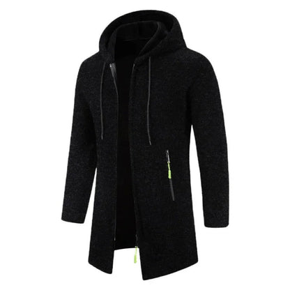 Men's long-sleeved zipped hoodies