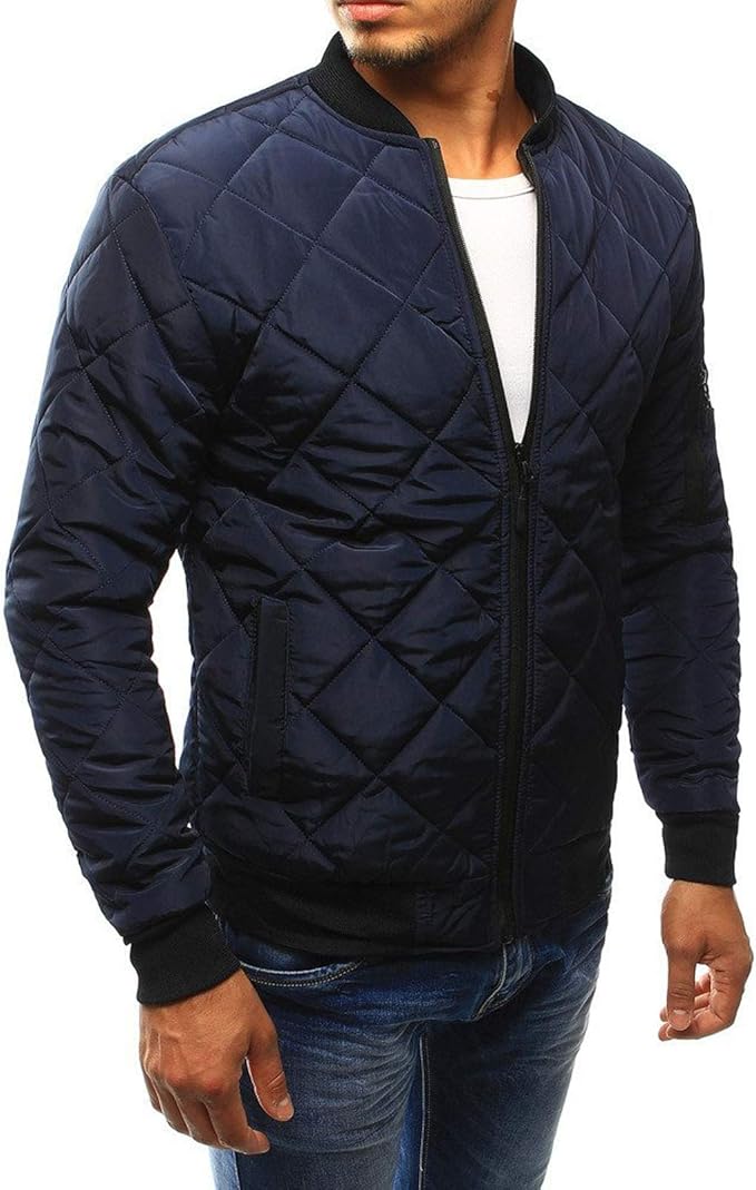 Men's padded bomber jacket