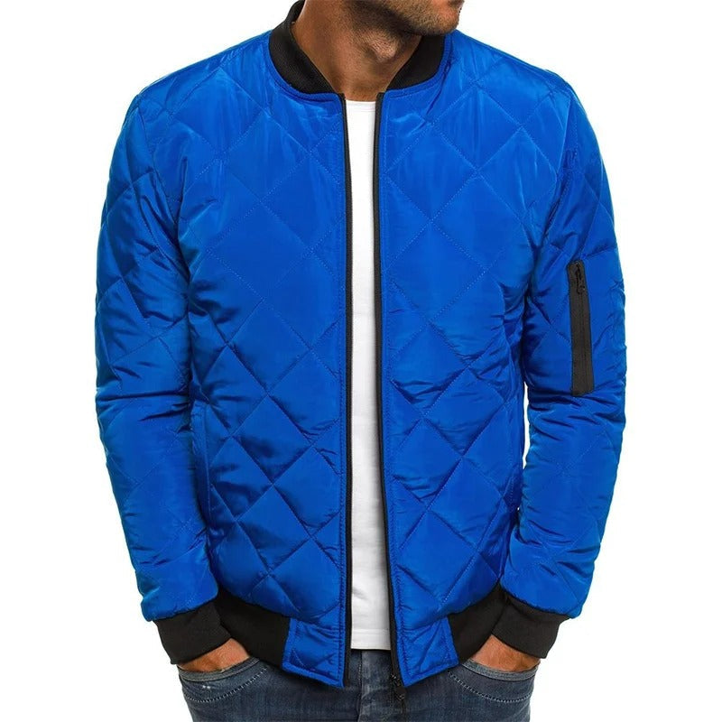Men's padded bomber jacket