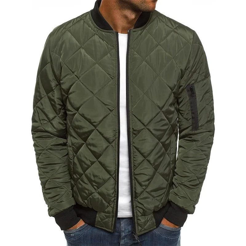 Men's padded bomber jacket