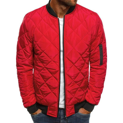 Men's padded bomber jacket