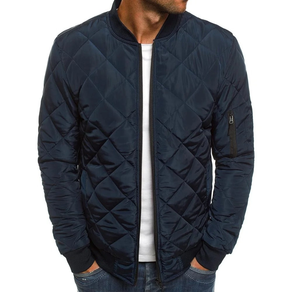 Men's padded bomber jacket