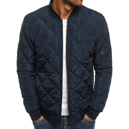 Men's padded bomber jacket