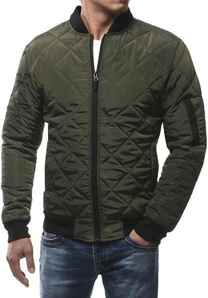 Men's padded bomber jacket
