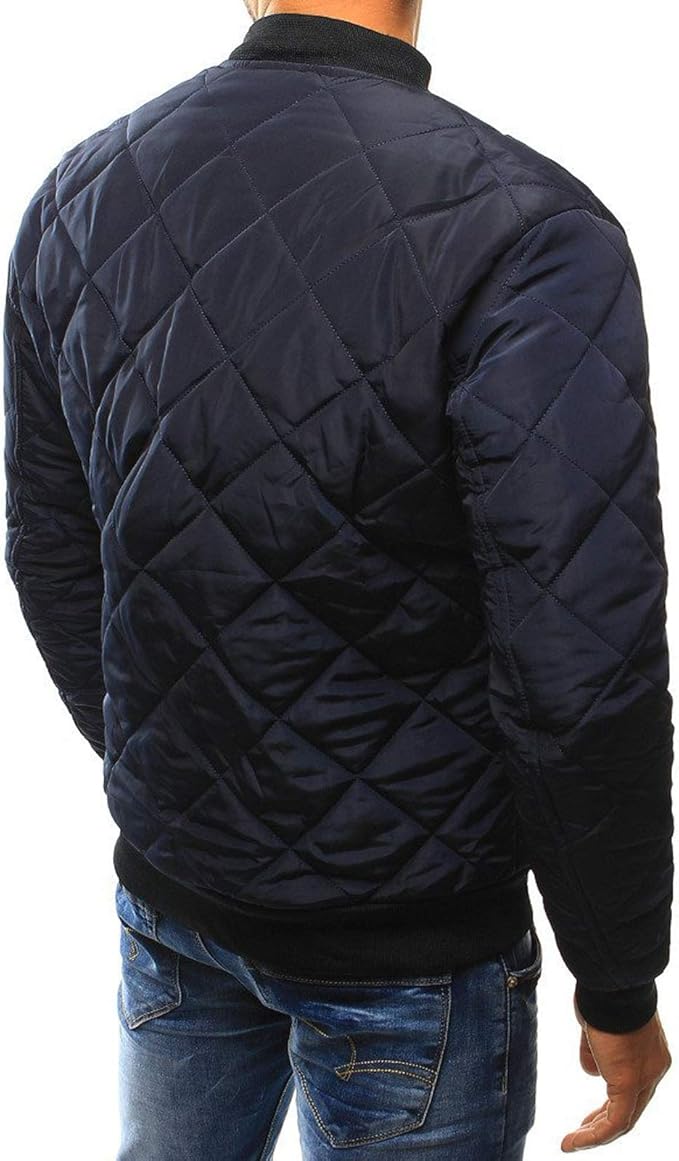 Men's padded bomber jacket