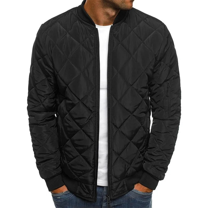 Men's padded bomber jacket