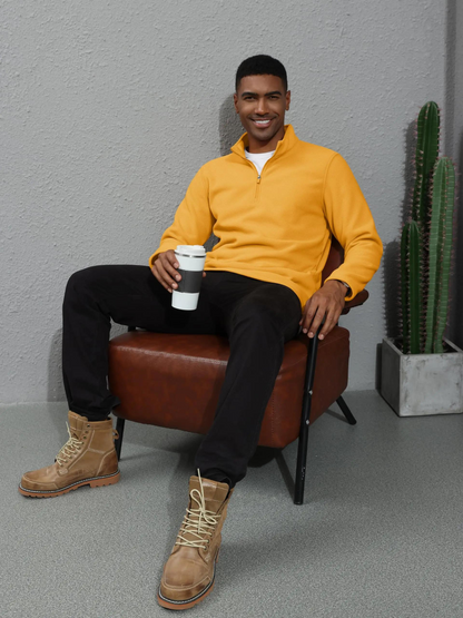 Men's quarter-zip pullover