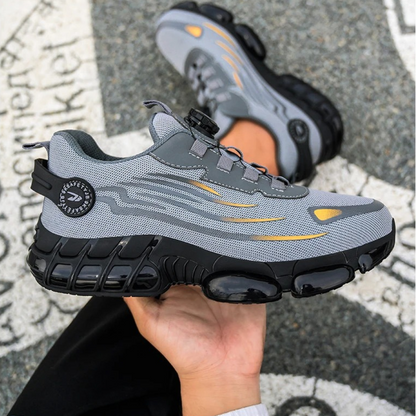 Men's safety shoes with steel toecap and non-slip soles