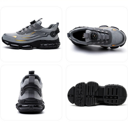 Men's safety shoes with steel toecap and non-slip soles