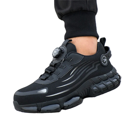 Men's safety shoes with steel toecap and non-slip soles