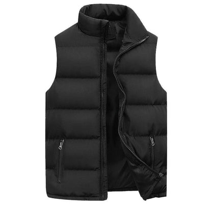 Men's sleeveless quilted puffer jacket