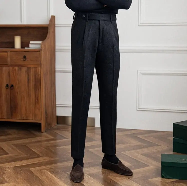 Men's trousers Fish leg pattern Stylish