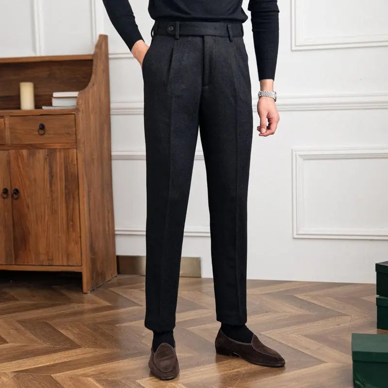Men's trousers Fish leg pattern Stylish
