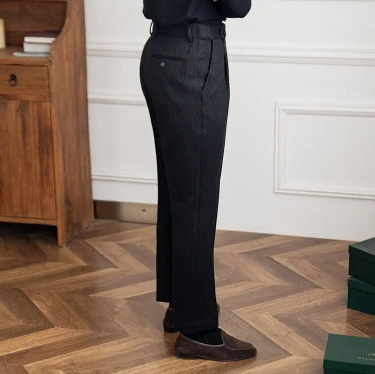 Men's trousers Fish leg pattern Stylish