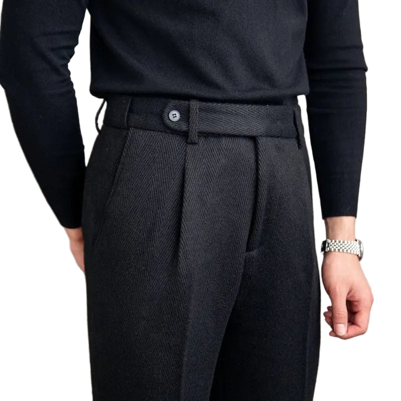Men's trousers Fish leg pattern Stylish